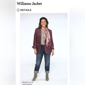 #4491 Williams Jacket NWT